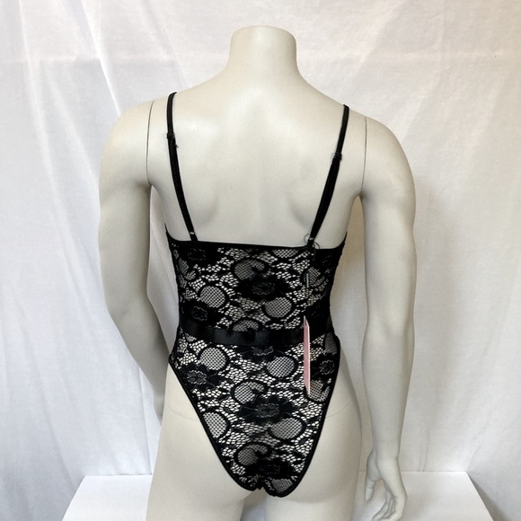 Sugarains Women’s Sexy Lingerie Size Small Beautiful Teddy Crafted Floral Lace - Picture 6 of 8